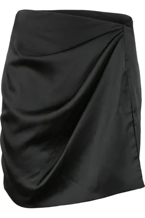 NINEMINUTES Nederdel, Dame, Sort, XS, Polyester, Nederdel