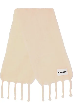 Jil Sander Tilbehør, Dame, Lyserød, ONE SIZE, Uld, Stilfuldt Tørklæde
