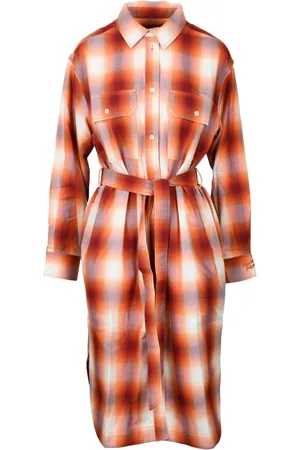 Maison Kitsuné Kjole, Dame, Flerfarvet, L, Bomuld, Dametøj
