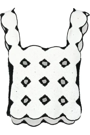 ALPHA STUDIO Top, Dame, Hvid, S, Bomuld, Top