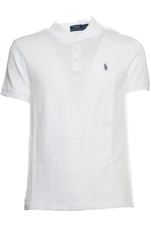 Ralph Lauren Top, Herre, Hvid, L, Bomuld, Hvid Polo Slim Fit