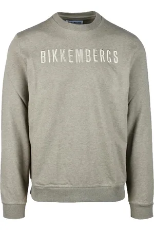 Bikkembergs Sweathshirts & Hoodies, Herre, Grå, S, Bomuld, Maglia