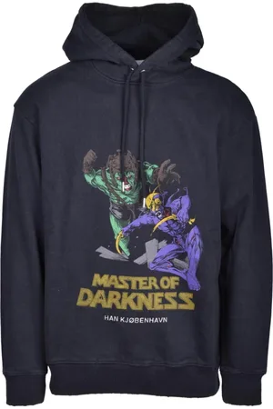HAN Kjøbenhavn Sweathshirts & Hoodies, Herre, Blå, M, Bomuld, Maglia