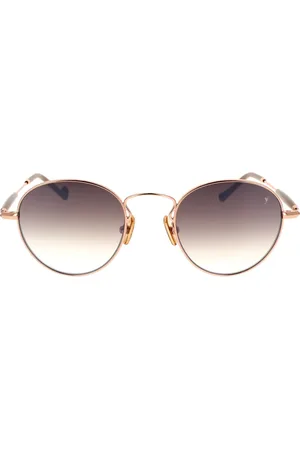 Eyepetizer Tilbehør, unisex, Gul, 48 MM, Uld, Runde solbriller Orangerie Caramel Collection