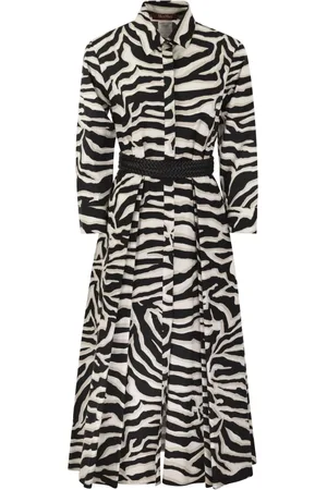 Max Mara Kjole, Dame, Flerfarvet, S, Bomuld, Shirt Dresses