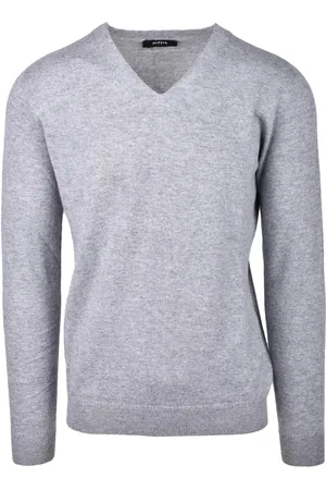 ALPHA STUDIO Strik, Herre, Grå, 3XL, Uld, Maglia