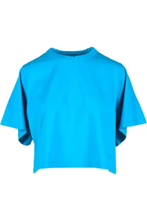 FORTE FORTE Top, Dame, Blå, XS, Bomuld, Tshirt