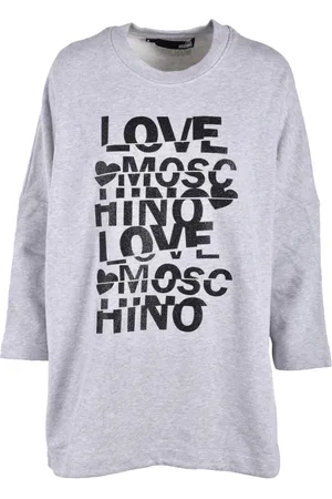 Moschino Top, Dame, Grå, L, Bomuld, Maglia