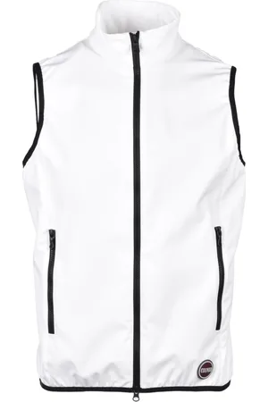 Colmar Jakke, Herre, Hvid, M, Polyester, Teknisk ærmeløs vest med lynlåslommer