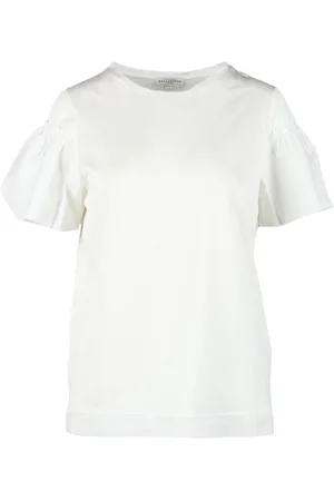BALLANTYNE Top, Dame, Hvid, XS, Bomuld, Tshirt