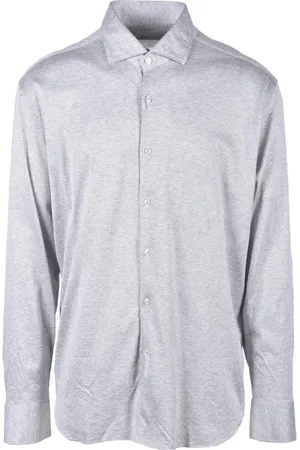 Xacus Skjorte, Herre, Grå, 6XL, Bomuld, Skjorte