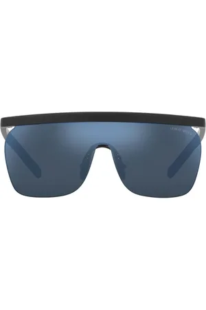 Giorgio Armani Tilbehør, unisex, Sort, ONE SIZE, Nylon, Vintersportsinspirerede solbriller Ar8169
