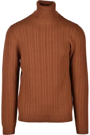 ALPHA STUDIO Strik, Herre, Brun, XL, Uld, Maglia