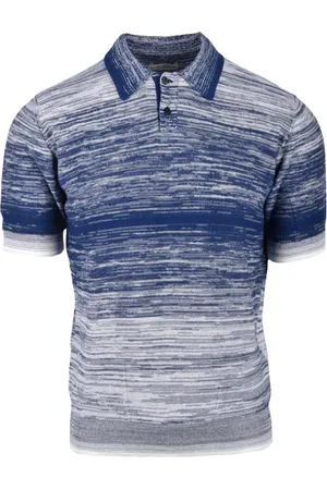 BALLANTYNE Top, Herre, Blå, M, Bomuld, Polo