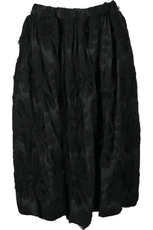 Comme des Garçons Nederdel, Dame, Sort, S, Uld, Nederdel