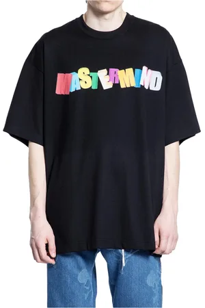 MASTERMIND Top, Herre, Sort, L, Bomuld, Sort 3D Logo Print T-Shirt