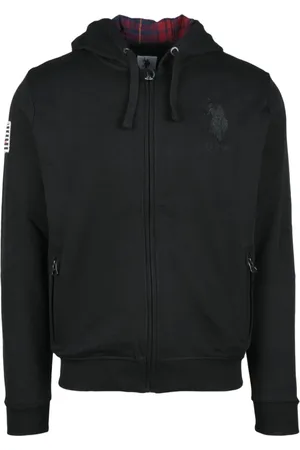 U.S. Polo Assn. Sweathshirts & Hoodies, Herre, Sort, 2XL, Bomuld, Sweatshirts & Hoodies