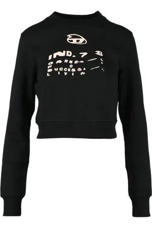 Diesel Sweathshirts & Hoodies, Dame, Sort, S, Bomuld, Maglia