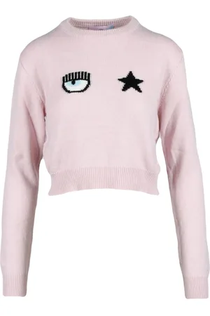 Chiara Ferragni Strik, Dame, Lyserød, XS, Uld, Maglia
