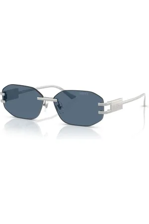 VERSACE Tilbehør, unisex, Grå, 58 MM, Uld, Stilfulde solbriller til solrige dage