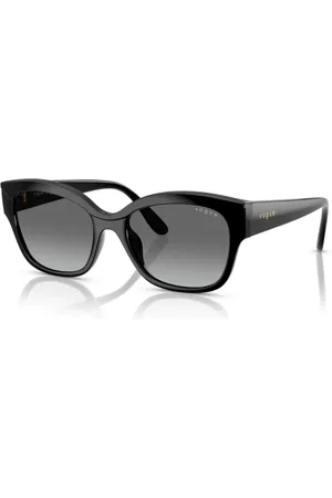 vogue Tilbehør, unisex, Sort, 55 MM, Nylon, Cat-Eye solbriller i sort gradient