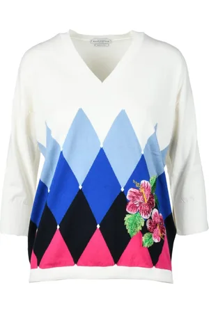 BALLANTYNE Strik, Dame, Flerfarvet, M, Bomuld, Maglia