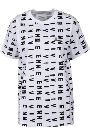 Vivienne Westwood Top, Dame, Hvid, S, Bomuld, Stilfuldt bomuldst-shirt