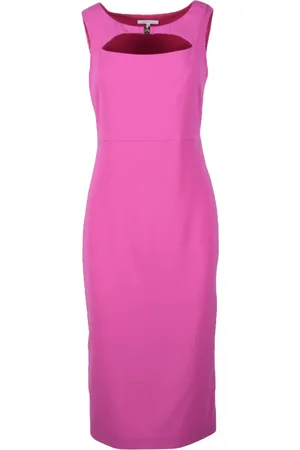 Patrizia Pepe Kjole, Dame, Lyserød, 2XS, Polyester, Dametøj