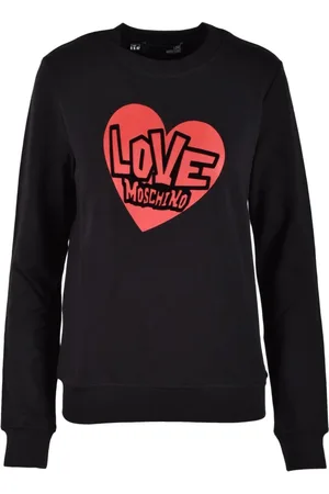 Moschino Sweathshirts & Hoodies, Dame, Sort, M, Bomuld, Maglia
