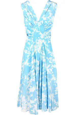 ERMANNO SCERVINO Kjole, Dame, Blå, S, Dametøj