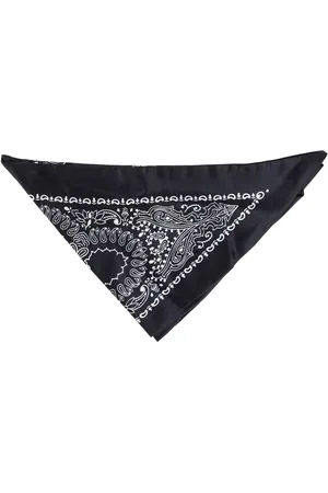 DESTIN Tilbehør, Dame, Sort, ONE SIZE, Satin, Sort & Hvid Paisley Silke Satin Trekant