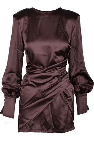 Giulia N Couture Kjole, Dame, Brun, XS, Polyester, Dametøj