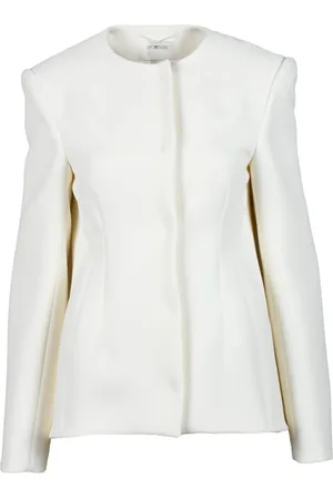 Sportmax Jakke, Dame, Hvid, L, Polyester, Jakke