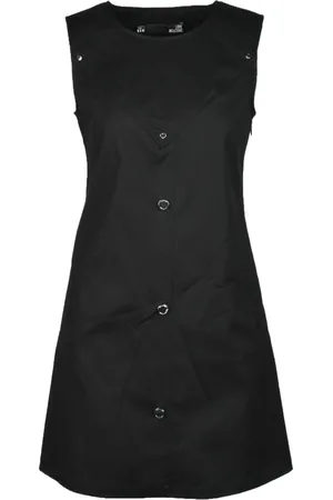Moschino Kjole, Dame, Sort, 2XS, Bomuld, Dametøj
