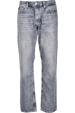 Calvin Klein Jeans, Herre, Grå, W29, Bomuld, Klassiske Denim Jeans 100% Bomuld