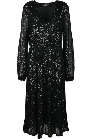 Twin-Set Kjole, Dame, Sort, 2XS, Polyester, Dametøj