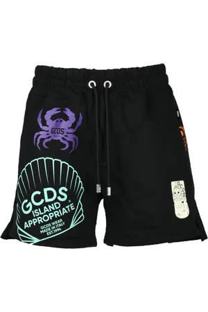 GCDS Shorts, Herre, Sort, L, Bomuld, Bukser