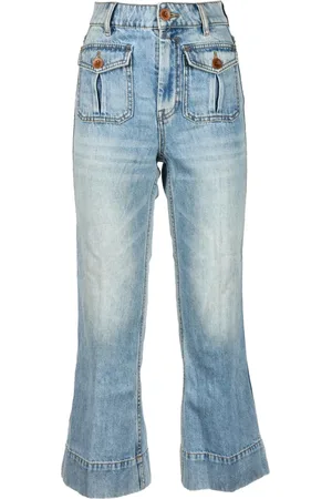 ZIMMERMANN Jeans, Dame, Blå, W25, Bomuld, Bomuld Denim Jeans