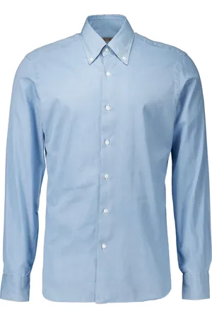 BARBA Skjorte, Herre, Blå, 4XL, Blå Langærmet Skjorte Liu24p01pz0998u