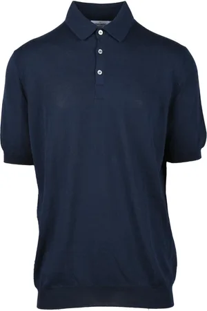 Gran Sasso Top, Herre, Blå, 4XL, Bomuld, Polo