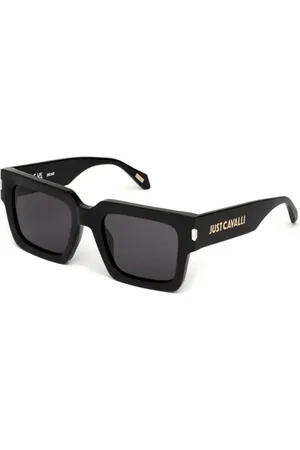 Roberto Cavalli Tilbehør, unisex, Sort, 53 MM, Uld, Stilfulde solbriller med mørke linser