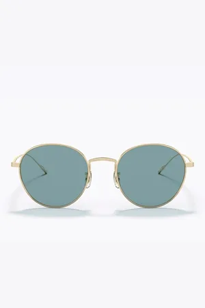 Oliver Peoples Tilbehør, unisex, Gul, 50 MM, Uld, Altair Polariserede Solbriller Phantos Form