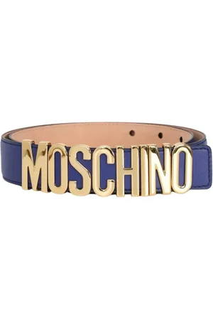 Moschino Tilbehør, Herre, Blå, S, Læder, Bælte