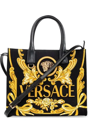VERSACE Taske, Dame, Sort, ONE SIZE, Uld, Taske La Medusa Lille type indkøber