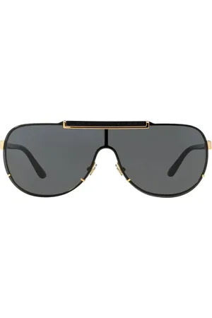 VERSACE Tilbehør, unisex, Gul, 40 MM, Modig Pilotstil Solbriller