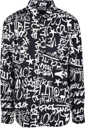 VERSACE Skjorte, Herre, Flerfarvet, 2XL, Bomuld, Skjorte