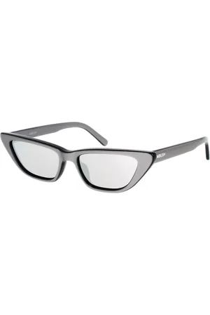AMBUSH Tilbehør, unisex, Grå, 53 MM, Modige Cat-Eye Solbriller i Sølv