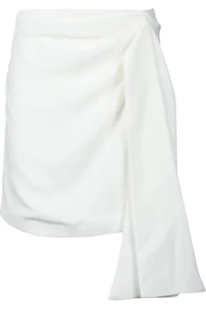 Costume National Nederdel, Dame, Hvid, S, Polyester, Moderne National Nederdel Polyester