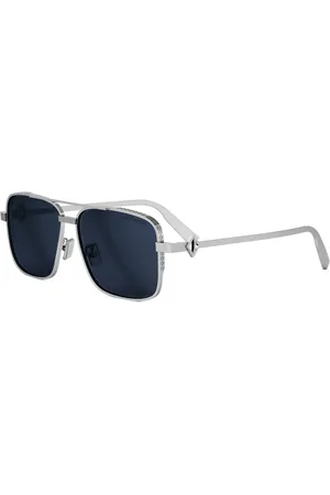 Dior Tilbehør, unisex, Grå, 58 MM, Diamantblå solbriller