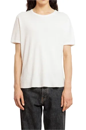 Sunflower Top, Herre, Hvid, S, Uld, Letvægts Vaffel Jersey T-shirt